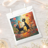 Cute Cat Giraffe Favor Bags Bedankzakje (Geknipt)