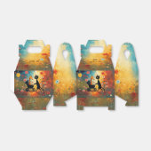 Cute Cat Giraffe Favor Box Bedankdoosjes (Uitgevouwen)