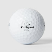 Cute Cat Golfballen (Voorkant)