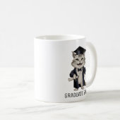 Cute Cat Graduation Personalized Koffiemok (Voorkant rechts)