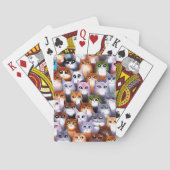 Cute Cat Graphic Pokerkaarten (Achterkant)