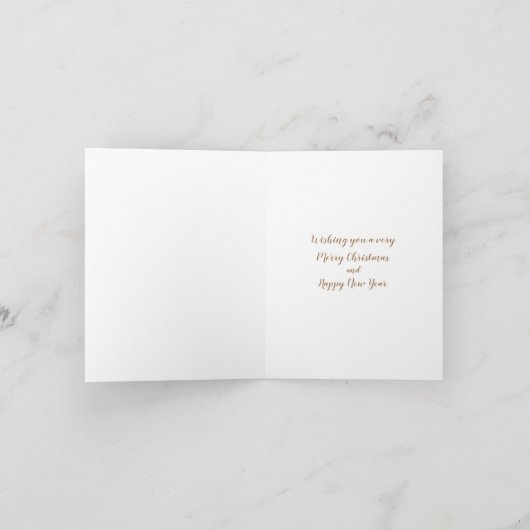 Cute Cat Green Meowy-kerstkaart Feestdagen Kaart (Binnen)