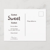 Cute Cat Grey Slaping on Box Briefkaart (Achterkant)