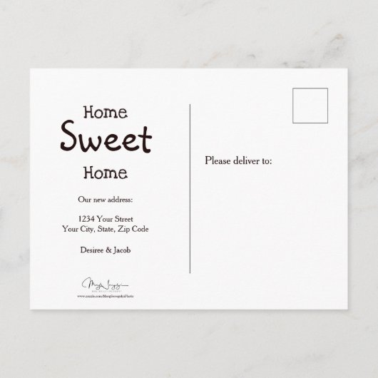 Cute Cat Grey Slaping on Box Briefkaart (Achterkant)