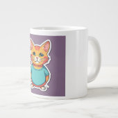 Cute Cat Grote Koffiekop (Voorkant rechts)
