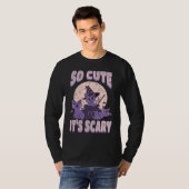 Cute cat Halloween outfit so cute it's scary T-shirt (Voorkant volledig)