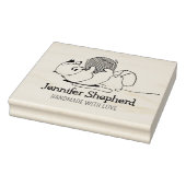 Cute Cat Handmade with Love Rubberstempel (Stempel)