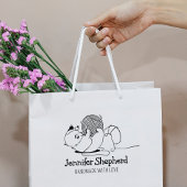 Cute Cat Handmade with Love Rubberstempel