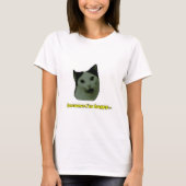Cute Cat Happy Face T-shirt (Voorkant)