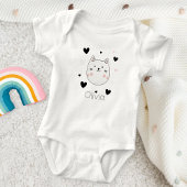 Cute Cat Heart Baby Body Romper