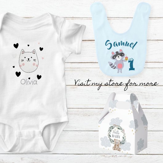 Cute Cat Heart Baby Body Romper