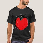 Cute Cat Heart Kat Kitten Costume Mannen Vrouwen T-shirt (Voorkant)