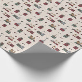 Cute Cat Holiday Wrapping Paper Cadeaupapier (Hoek)