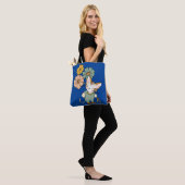 Cute Cat houdbloemen Tote Bag (Op model)