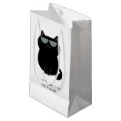 Cute Cat - I run this house now! Klein Cadeauzakje (Voorkant Gekanteld)