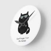 Cute Cat - I run this house now!  Ronde Klok (Hoek)