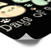 Cute Cat I Survived 67 Days Of School Teachers Stu Poster (Hoek)