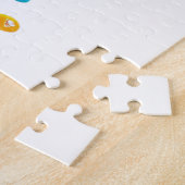 Cute Cat Ice Cream Cone kleurful Legpuzzel (Zijkant)