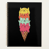 Cute Cat Ice Cream | Kawaii Kittens Planner (Voorkant)