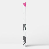 Cute cat-illustratie. liefdesbrieven Case-Mate iPhone case (Achterkant / Rechts)