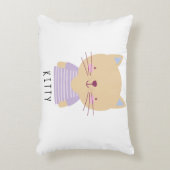 Cute Cat Illustration - Accent Kussen (Voorkant(Verticaal))