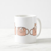 Cute Cat in a Coffee Mug | Cozy Kitten Lover Gift  Koffiemok (Voorkant rechts)