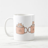 Cute Cat in a Coffee Mug | Cozy Kitten Lover Gift  Koffiemok (Links)