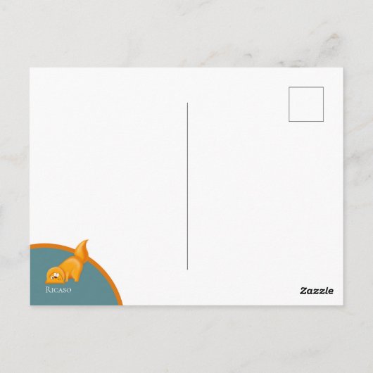 Cute Cat in een doos - We hebben naar huis gereden Briefkaart (Achterkant)