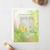 Cute Cat in een Kaart van de Nota van de Nota van Notitiekaartje (Voorkant / Achterkant in situ)