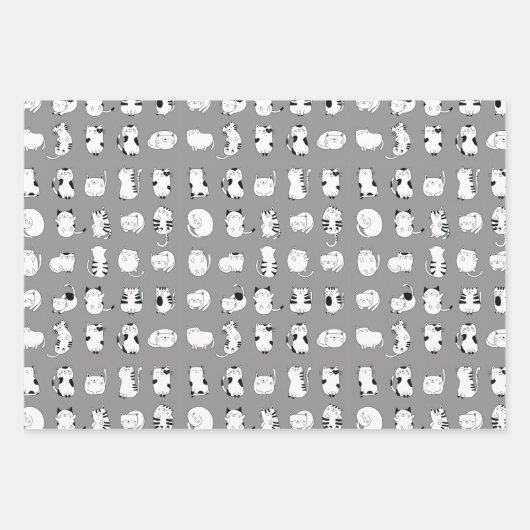 Cute Cat  Inpakpapier Vel (Voorkant 3)