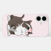 Cute Cat iPhone Case (Achterkant (horizontaal))