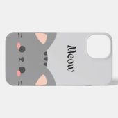 Cute Cat  iPhone Case – Soft & Aesthetic Look Hoesje (Achterkant horizontaal)