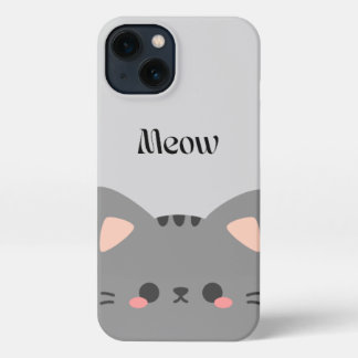 Cute Cat  iPhone Case – Soft & Aesthetic Look 13 Hoesje
