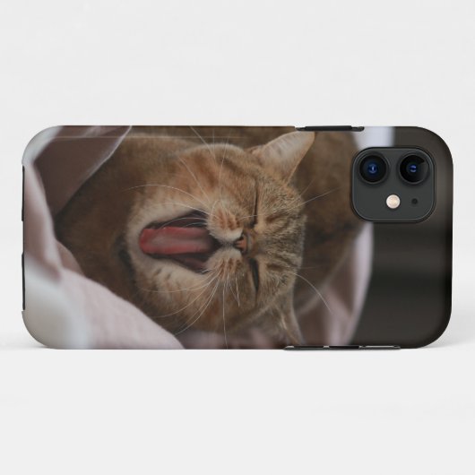 Cute Cat iPhone/iPad case (Achterkant (horizontaal))