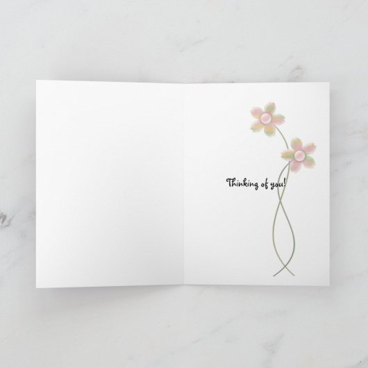 Cute Cat Kaart (Binnen)