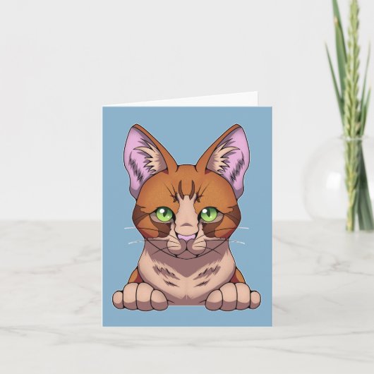 Cute Cat Kaart (Voorkant)