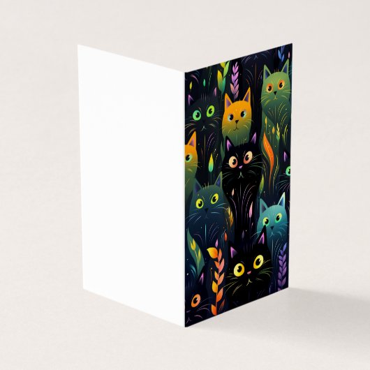 Cute Cat Kaart (Buitenkant)