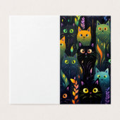 Cute Cat Kaart (Buitenkant ongevouwen)