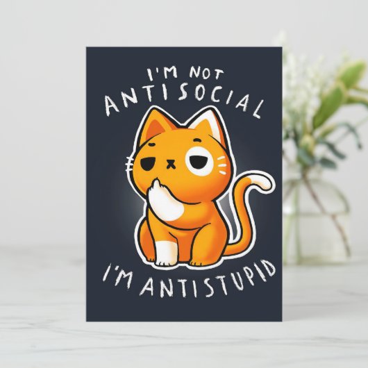 Cute Cat Kat Gift| Kat voor kerstmis (Staand voorkant)