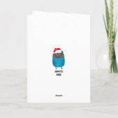 Cute Cat Kerstmis Kaart (Achterkant)