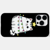 Cute Cat-kerstontwerp Case-Mate iPhone Case (Achterkant (horizontaal))