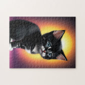 CUTE CAT KITTEN ART JIGSAW PUZZZLE LEGPUZZEL (Horizontaal)