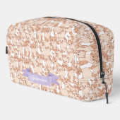 Cute Cat Kitten Pattern Toilettasje (Rechterhoek)