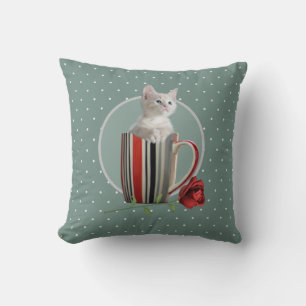 Cute Cat Kitten Pet Lovers Gift Kussen