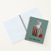 Cute Cat Kitten Pet Lovers Gift Notitieboek (Binnen)