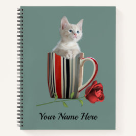 Cute Cat Kitten Pet Lovers Gift Notitieboek