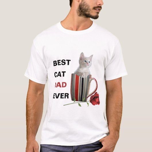 Cute Cat Kitten Pet Lovers Gift T-shirt (Voorkant)