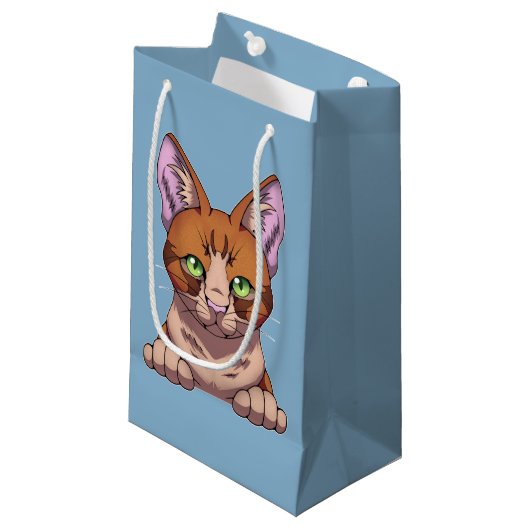 Cute Cat Klein Cadeauzakje (Voorkant Gekanteld)