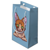 Cute Cat Klein Cadeauzakje (Achterkant Gekanteld)