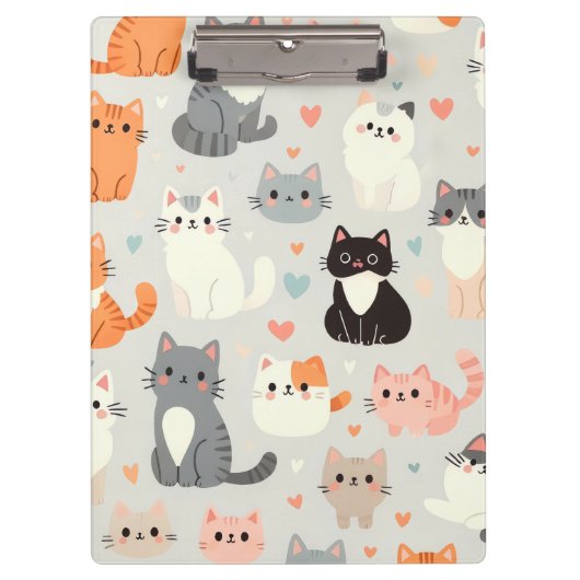 Cute Cat Klembord (Voorkant)